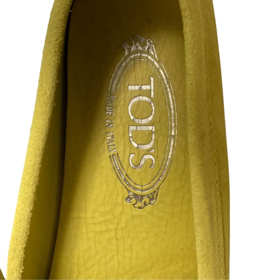 良品 TOD'S トッズ スエード ドライビングシューズ コインローファー