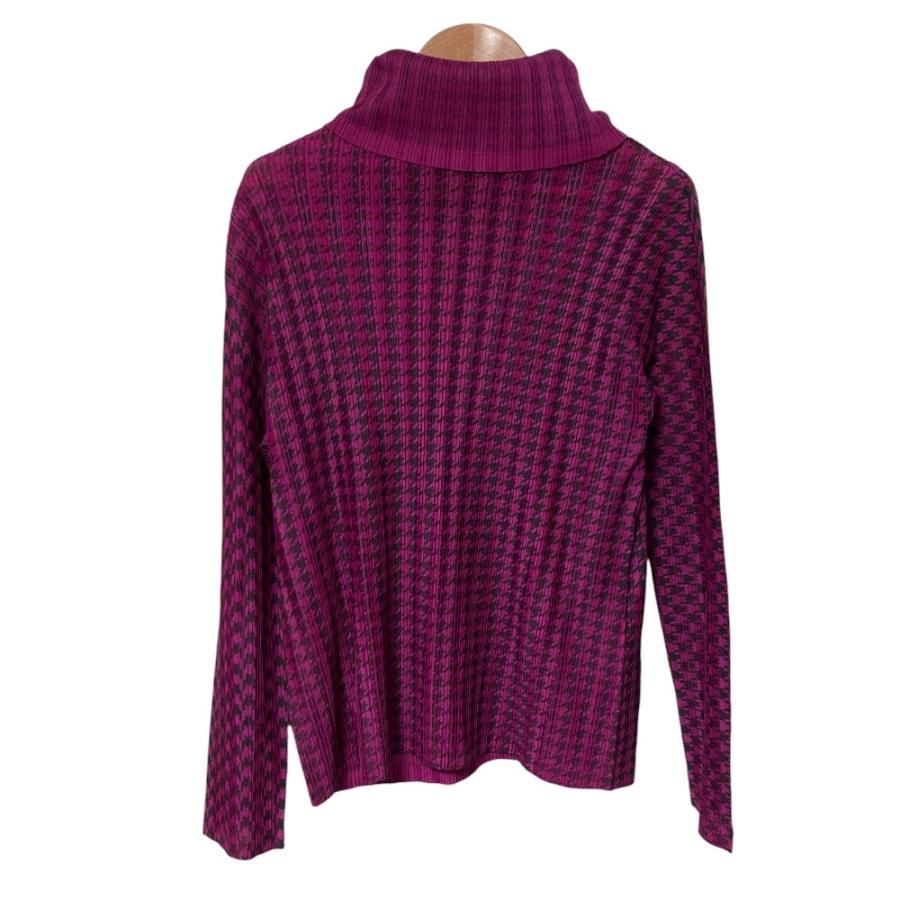 issey miyake トップス　紫　カリフラワー　プリーツプリーズ PLEATS PLEASE（プリーツ プリーズ） 美品 PLEATS PLEASE ISSEY MIYAKE