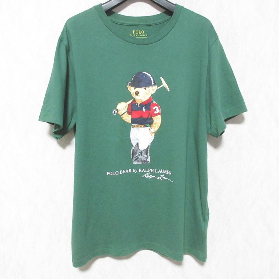 ポロベアプリント グリーンTシャツ 2Tサイズ POLO RALPH LAUREN（ポロ・ラルフローレン） 美品 ポロベアプリント T