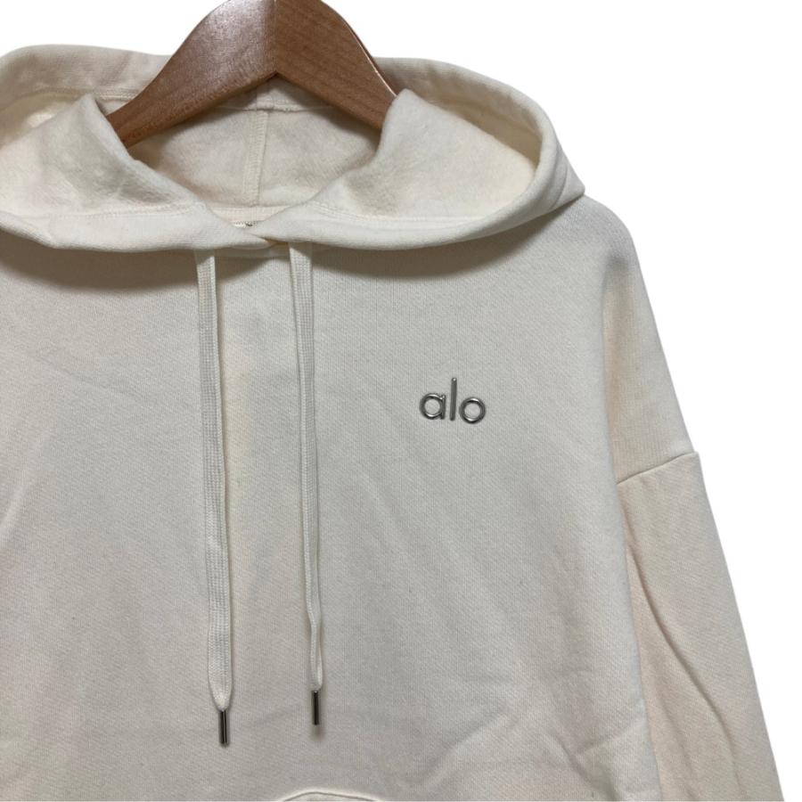 【新品未使用品】　Alo Yoga テスクチャード　ニット　フーディ Alo Yoga 良品 アローヨガ ACCOLADE HOODIE オーバーサイズ プル