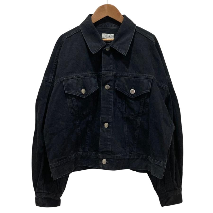 HYKE バルーンスリーブデニム　ブラック HYKE（ハイク） 美品 オーバーサイズ バルーンスリーブ デニム