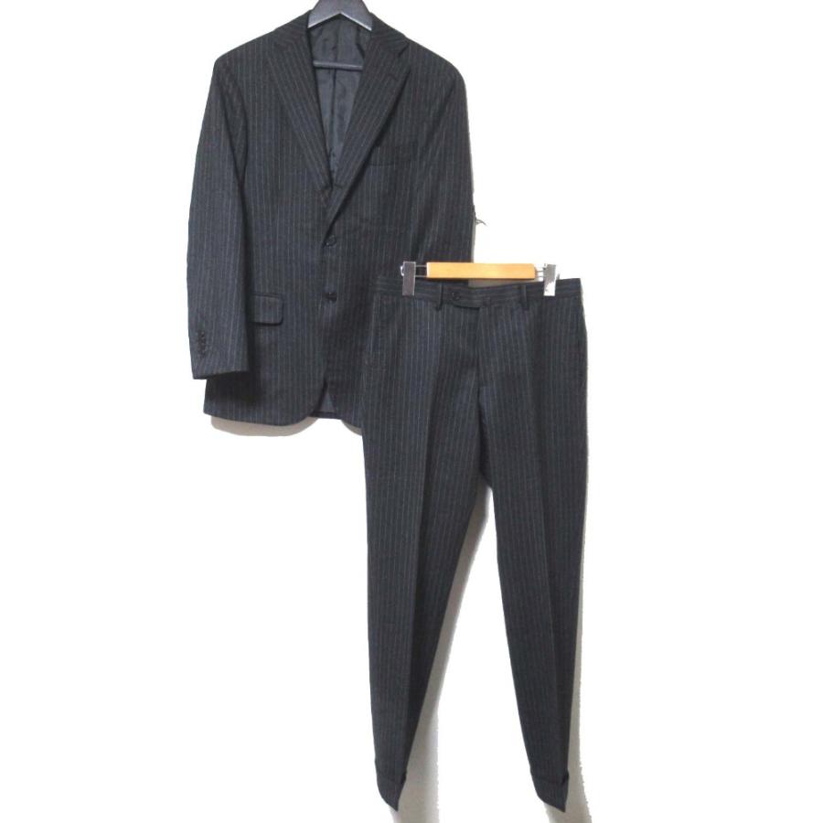 リングヂャケットのストライプスーツ RING JACKET（リングヂャケット） 美品 ピンストライプ柄 テーラード