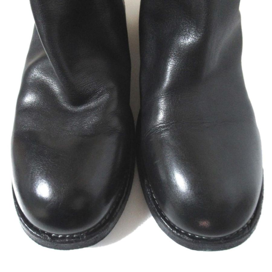 GUIDI 美品 グイディ 788 レザー バックジップブーツ ショート