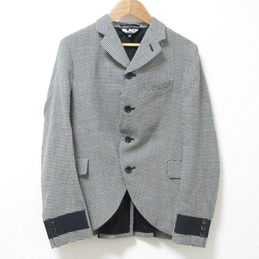 BLACKCOMMEdesGARCONS 千鳥格子柄　ジャケット　【未使用】 BLACK COMME des GARCONS 美品 ブラックコムデギャルソン 千鳥格子柄