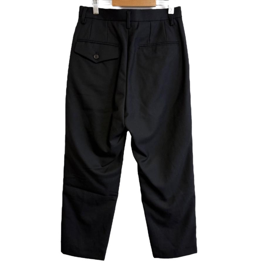 [Comme des Garcons] Comme des Garcons Homme Plus AD2019 Faux Leather Cropped Tapered Pants Black XS [Used] [Authenticated and Guaranteed Authentic] 214327