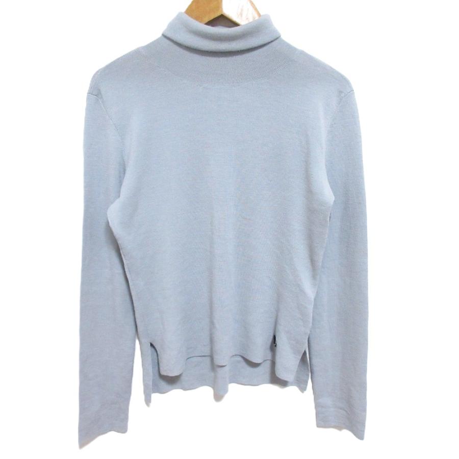 美品】美品 Calvin Klein ベルテッドカシミヤ混コート 女優襟 黒