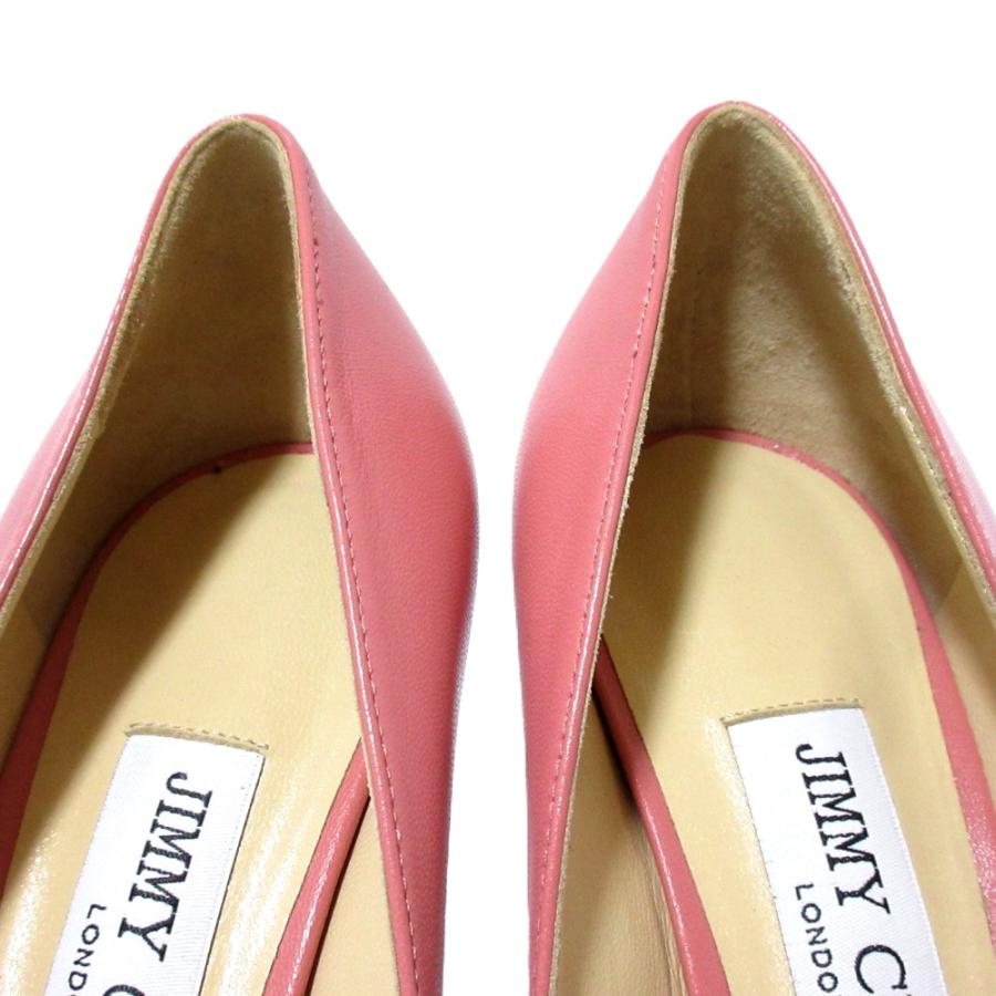 JIMMY CHOO（ジミーチュウ） 新品同様 ROMY 85 レザー ポインテッド