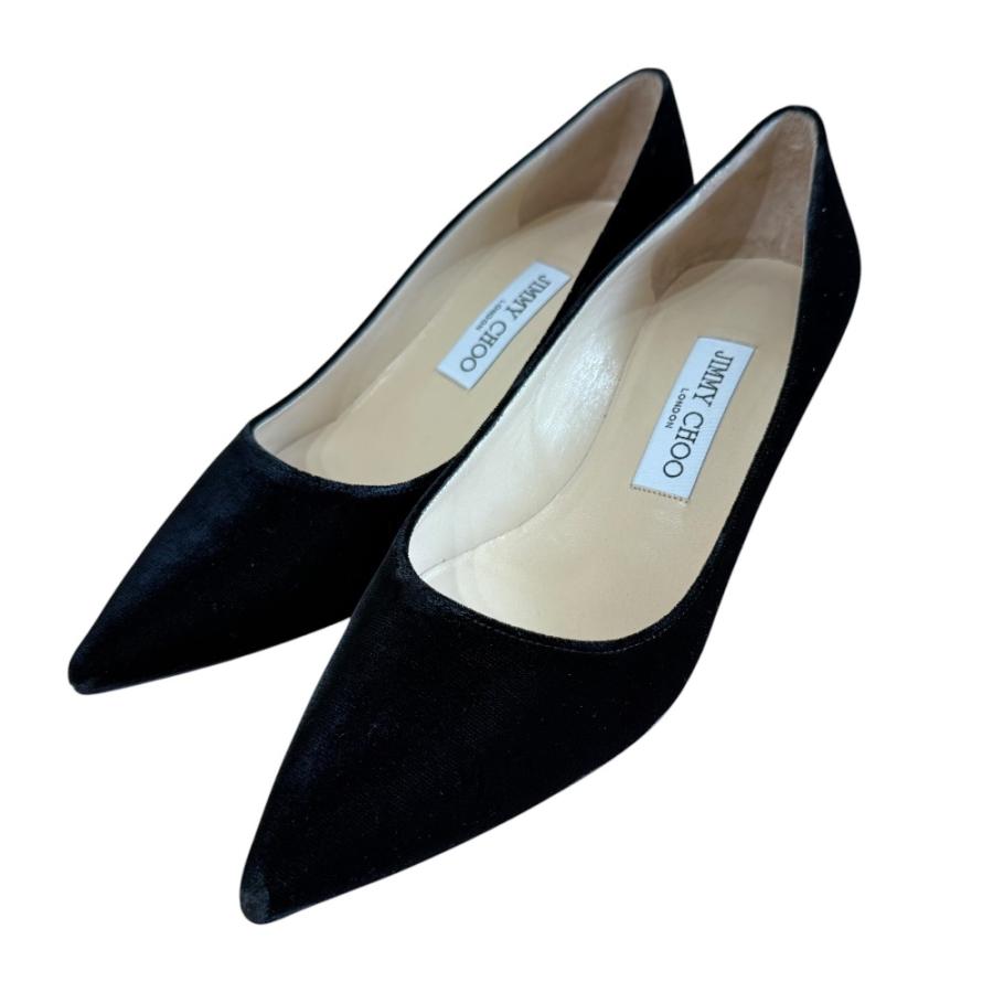 JIMMY CHOO（ジミーチュウ） 未使用 ベルベッド ポインテッドトゥ