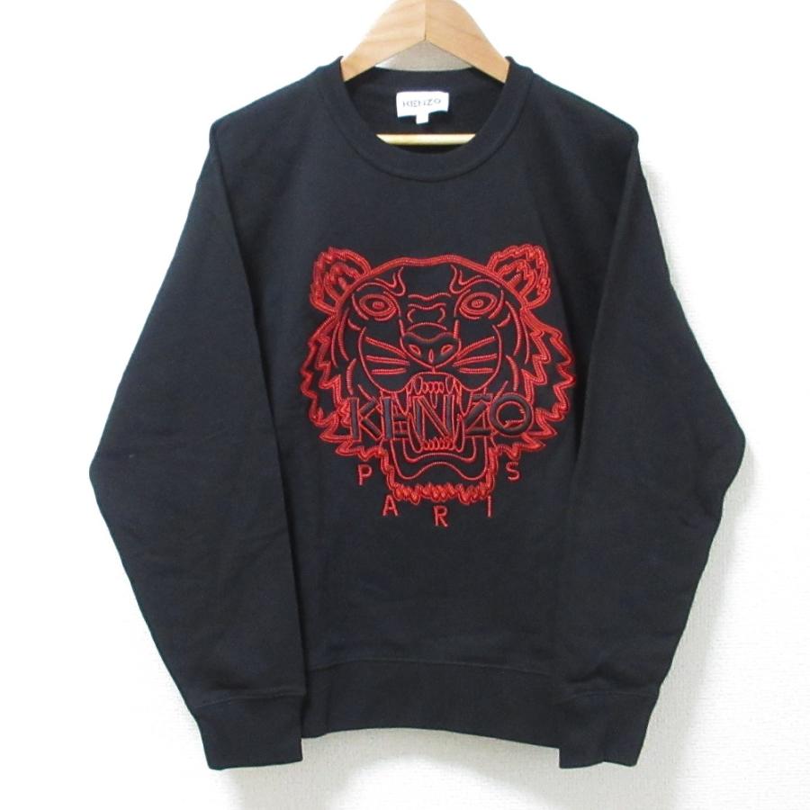 KENZO（ケンゾー） 美品 タイガーロゴ 刺〓 ロングスリーブ クルー