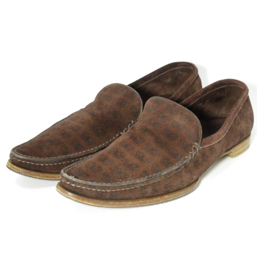 良品 BOTTEGA VENETA ボッテガヴェネタ スエード 蝶 バタフライ