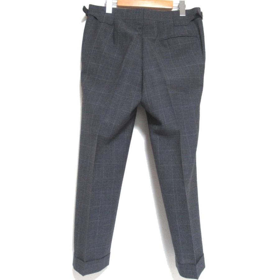 美品 IGARASHI TROUSERS イガラシトラウザーズ ウィンドウペンチェック 