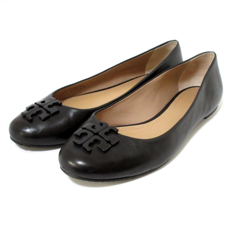 トリーバーチ TORY BURCH フラット/バレエシューズCLAIRE BALLET ゴートレザー 8Mサイズ ブラック レディース F-LSHOE5175 TORY BURCH（トリーバーチ） パンプス CLAIRE BALLET クレア バレエ