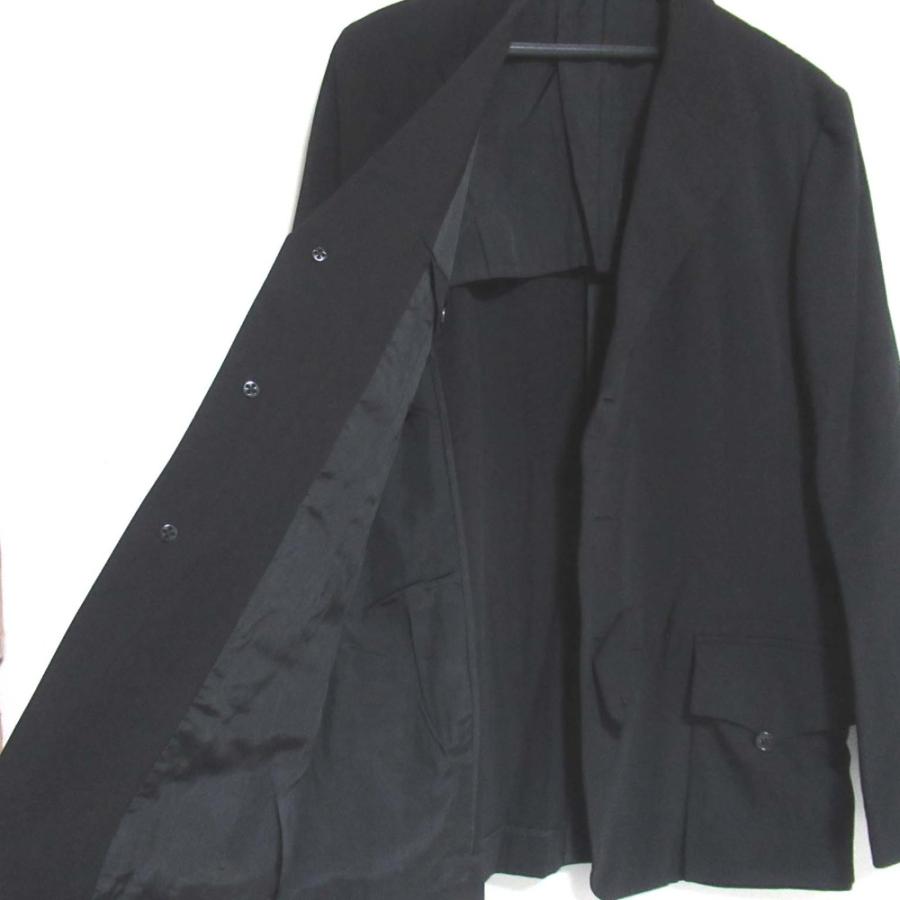B*K様 ヨウジヤマモト　プールオム　ジャケット　黒　サイズ5 HF-J05-1 Yohji Yamamoto POUR HOMME 美品 ヨウジヤマモトプールオム 3B