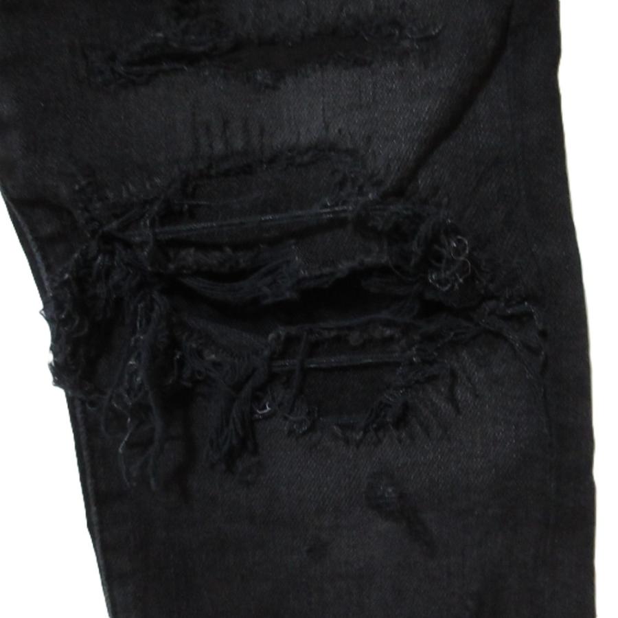 美品 AMIRI アミリ ダメージ加工 カットオフ ジップフライ デニム 