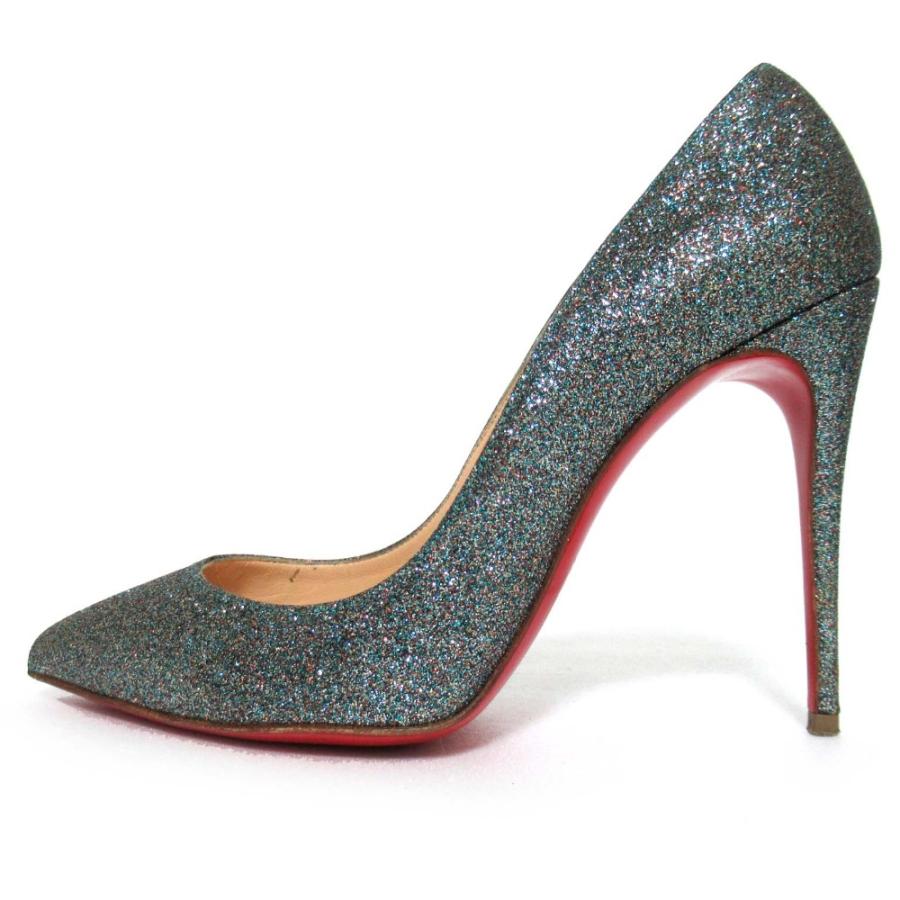 【美品】 Christian Louboutin ポインテッド パンプス 37 Christian Louboutin 美品 クリスチャンルブタン ポインテッド