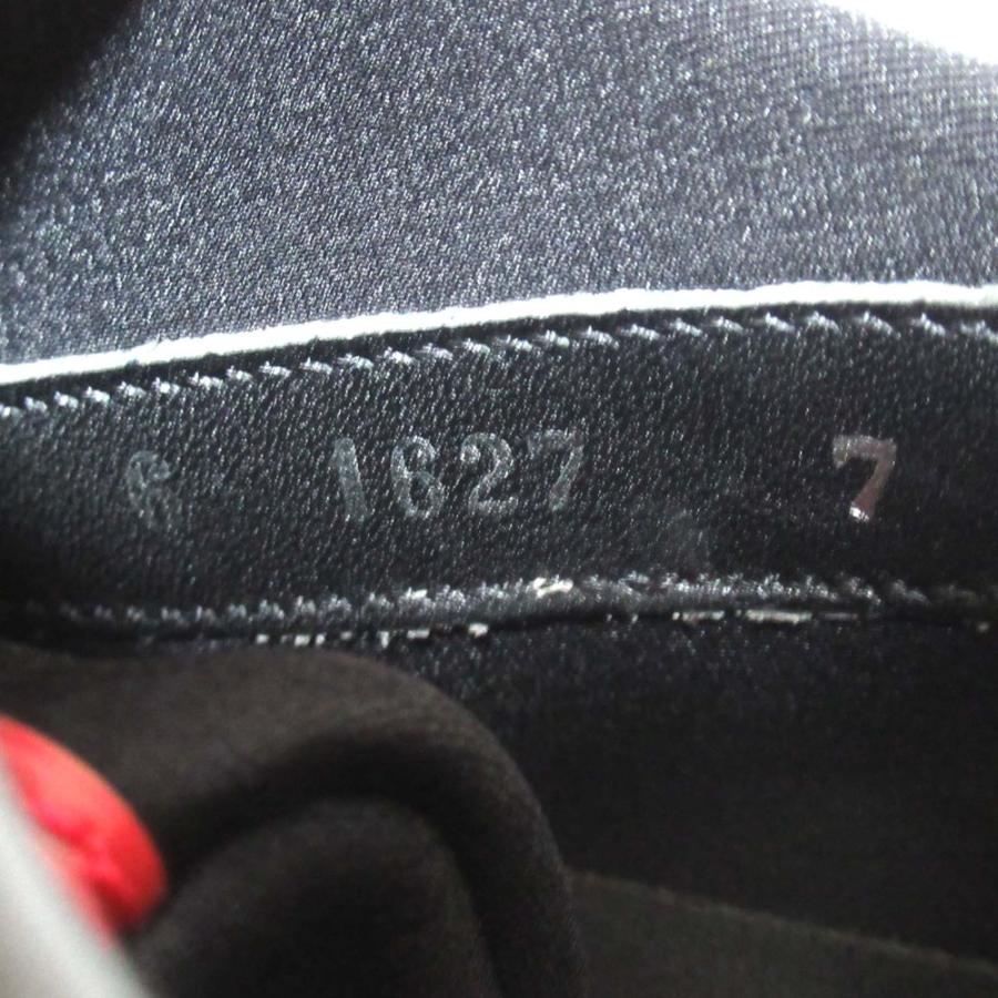 美品 PRADA SPORT プラダスポーツ レザー スクエアトゥ ドローコード
