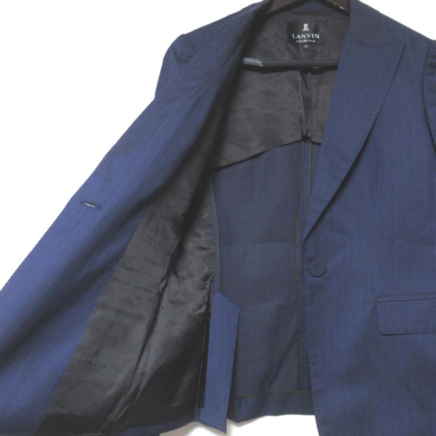 LANVIN COLLECTION 美品 ランバンコレクション ピンストライプ柄