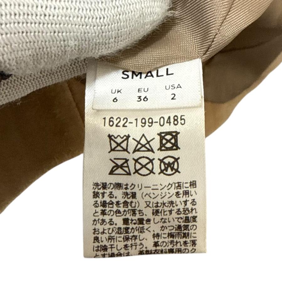 BEAUTY&YOUTH UNITED ARROWS - 新品同様 H エイチ ビューティアンドユース ユナイテッドアローズ SUEDE NO COLLAR JACKET スエード ノーカラージャケット S ベージュ レディース 古着 中古 USED 新品同様 H エイチ ビューティアンドユース ユナイテッドアローズ