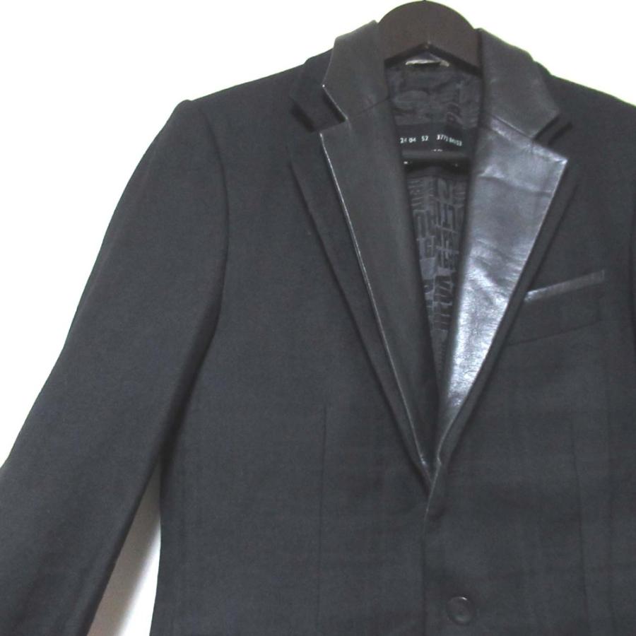 美品 Jean Paul GAULTIER ジャンポールゴルチエ ラムレザー切替
