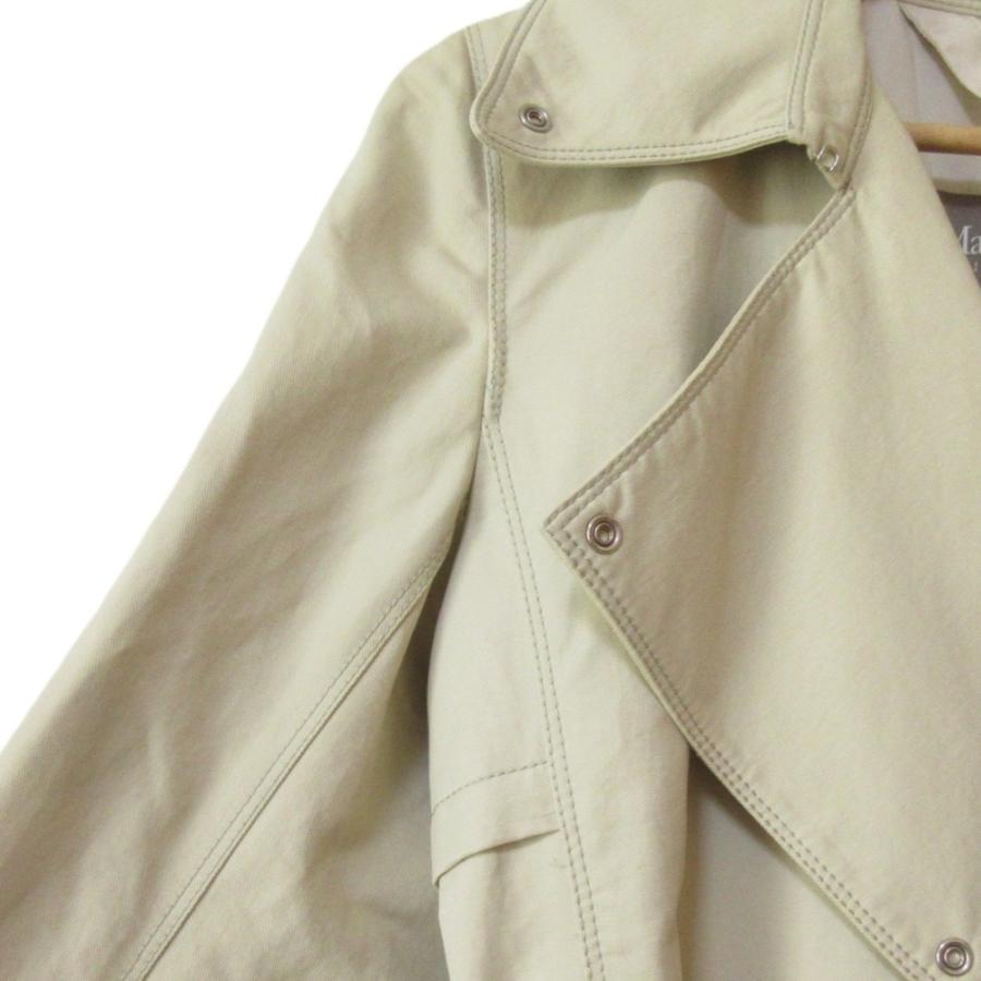 MaxMara RAINWEAR　トレンチコート　ベルト　比翼　ベージュ　42 Max Mara/マックスマーラ通販 | [チェルト] ウール トレンチ コート