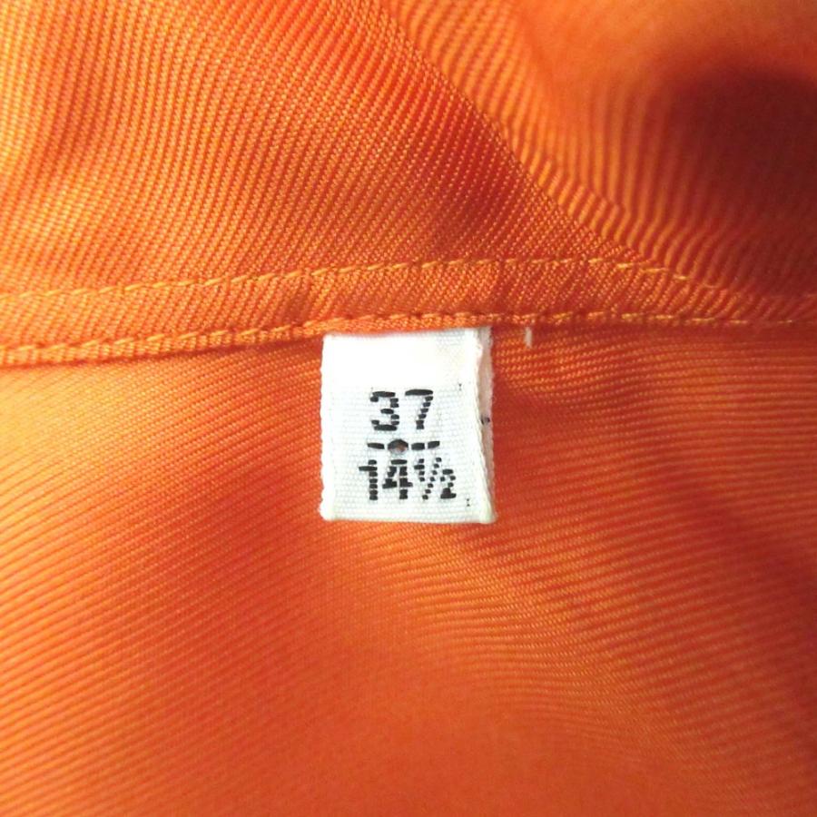 HERMES 美品 エルメス CANNES ET POMMEAUX 総柄 シルク100
