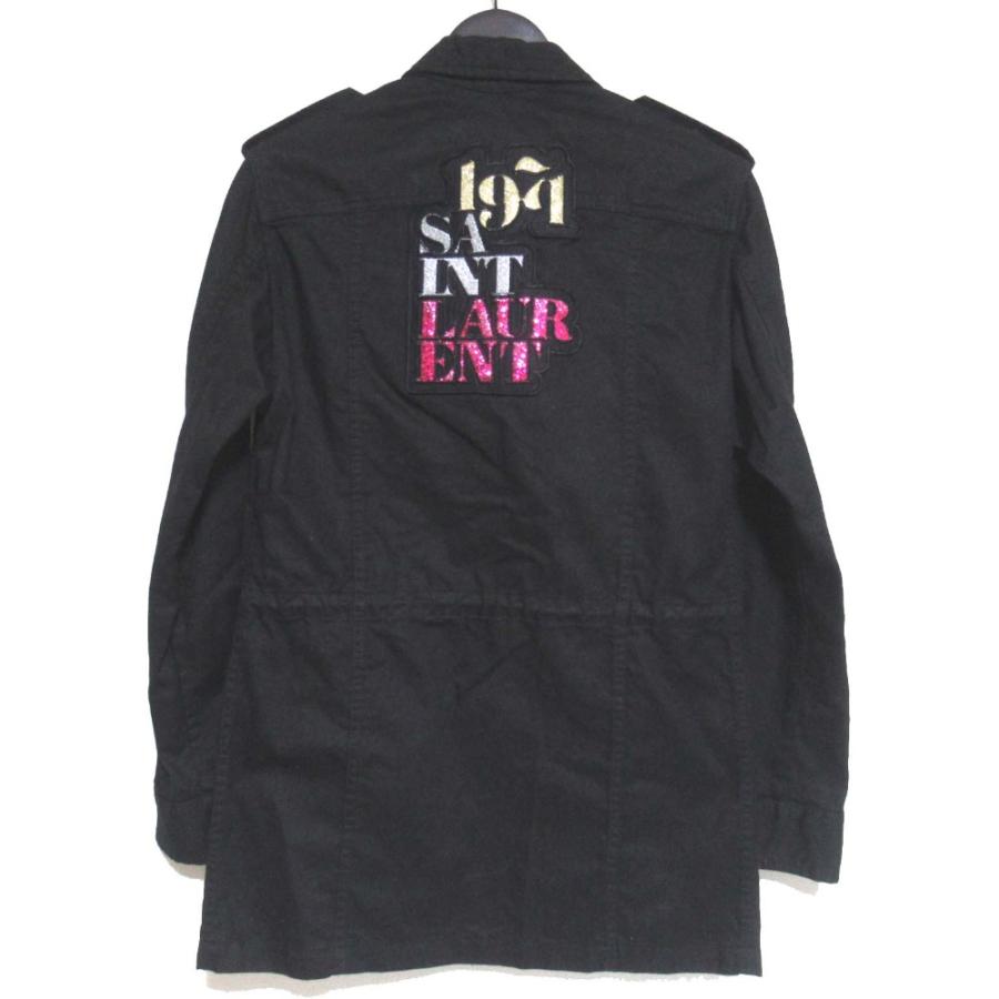 超希少品　アーカイブモデル サンローランパリ ミリタリー刺繍ジャケット F34 超希少品 アーカイブモデル サンローランパリ ミリタリー刺繍