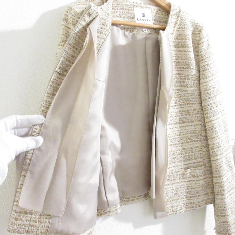 【美品】セレモニー　ツイード　スーツ　LANVAN 店舗人気】ツイードスーツ【セレモニー】|レリアン プラスハウス