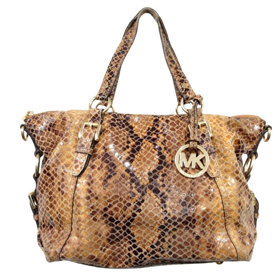 MICHAEL KORS（マイケルコース） パイソン柄 トート ハンド バッグ 鞄 