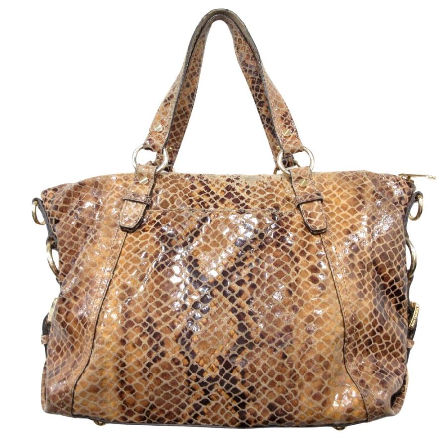 MICHAEL KORS（マイケルコース） パイソン柄 トート ハンド バッグ 鞄 