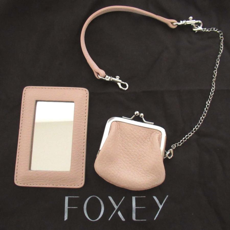 FOXEY（フォクシー） 新品同様 マカロン レザー 2WAY ショルダーバッグ 