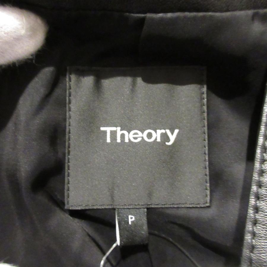 theory（セオリー） 美品 PERFECT LEATHER JOEAN J ラムレザー ノー