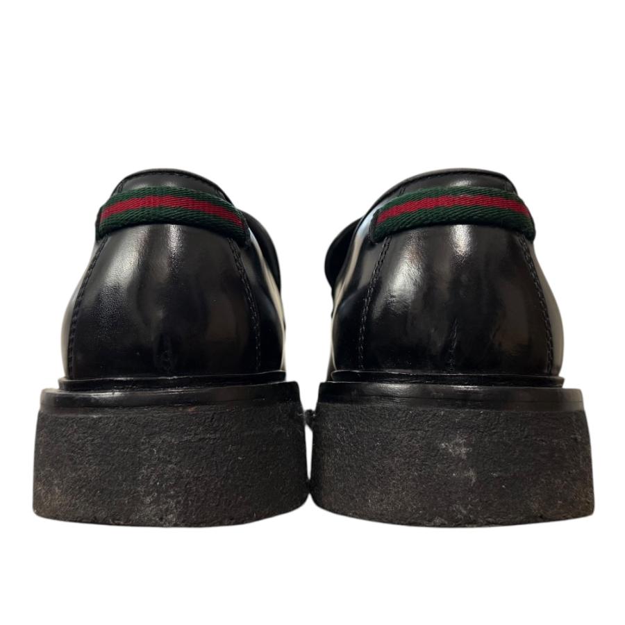 GUCCI（グッチ） 良品 シェリーライン レザー ローファー 9 28cm相当