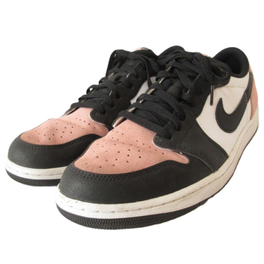 NIKE（ナイキ） 美品 AIR JORDAN 1 LOW OG BLEACHED CORAL エア
