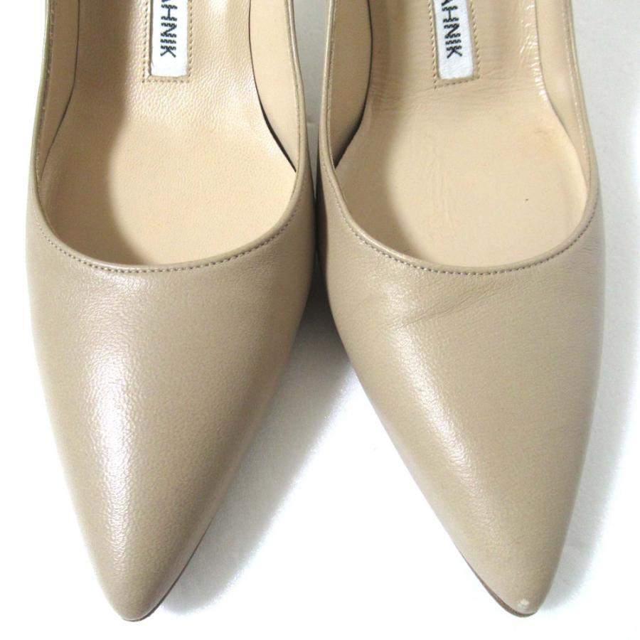 MANOLO BLAHNIK（マノロブラニク） 美品 BB70 レザー ポインテッドトゥ 