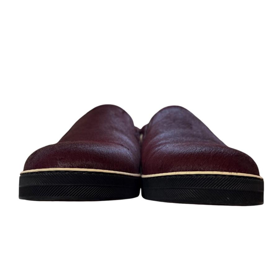 美品 BOTTEGA VENETA ボッテガヴェネタ ハラコ スリッポン スニーカー 