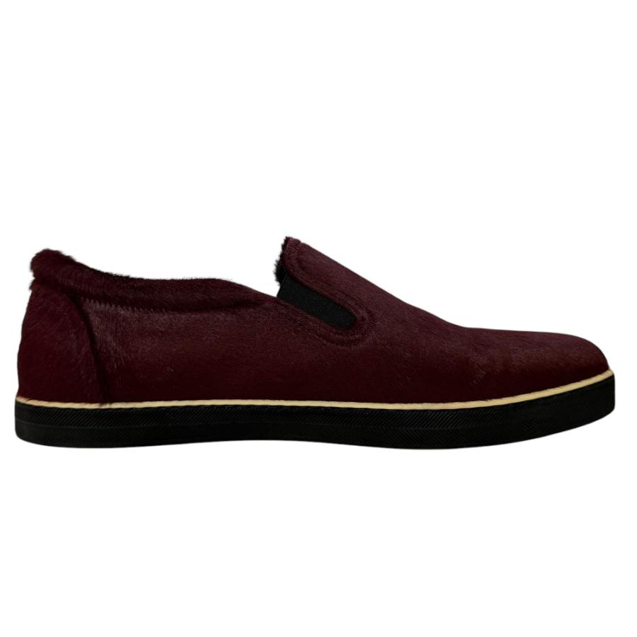 美品 BOTTEGA VENETA ボッテガヴェネタ ハラコ スリッポン スニーカー 