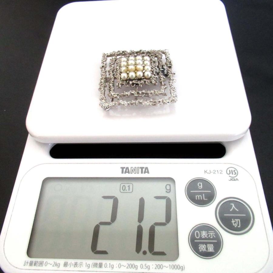 TASAKI（タサキ） 美品 パールブローチ ペンダントトップ シルバー