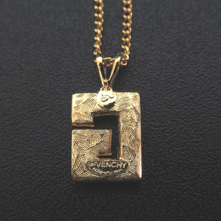 GIVENCHY（ジバンシィ） 美品 ジバンシー Gロゴ ネックレス ペンダント 