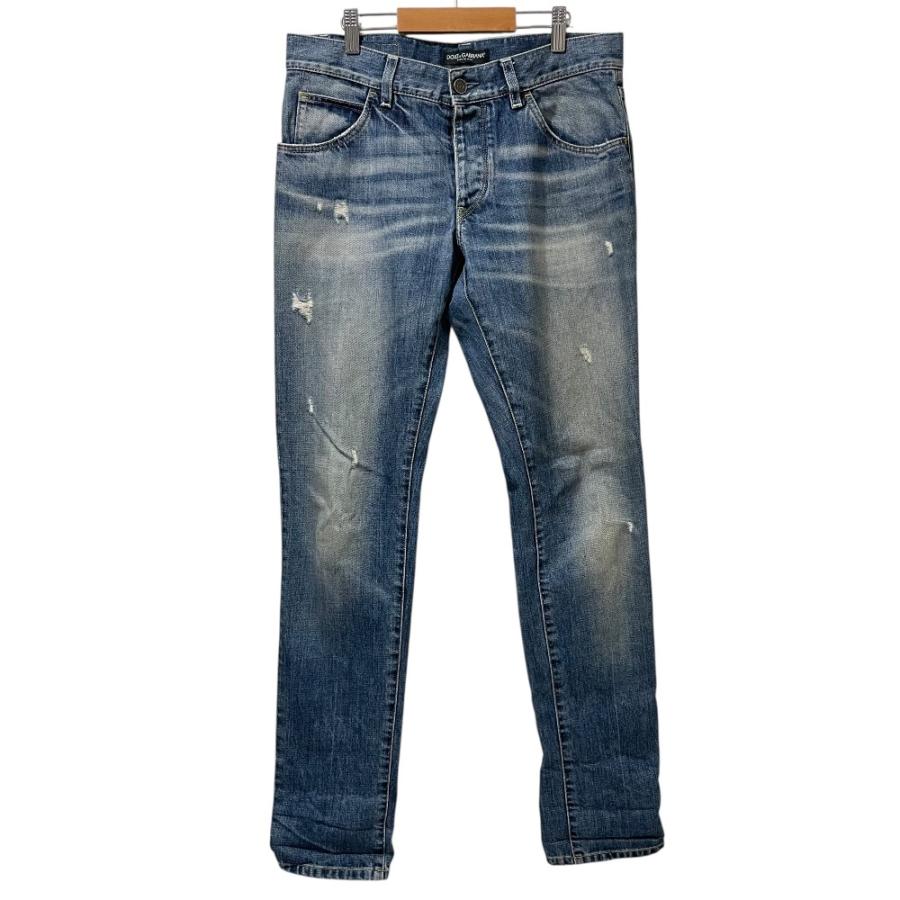 DOLCE&GABBANA（ドルチェ & ガッバーナ） 美品 ダメージ加工 デニム