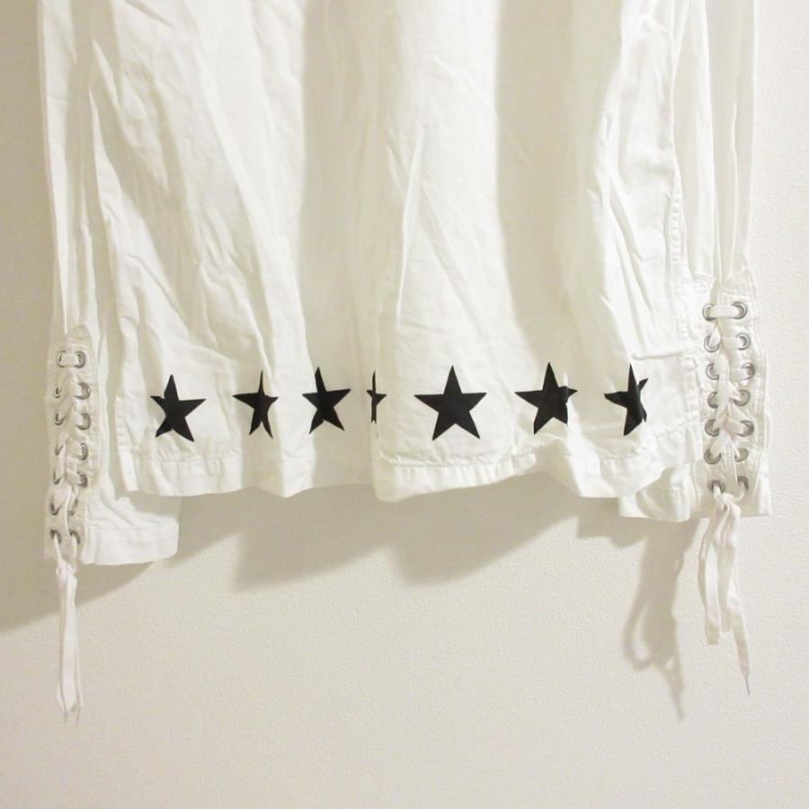 MINED/CONVERSE TOKYO レースアップ サイズ1 半袖Ｔシャツ カットソー ブラック レディース マインデニム/コンバーストウキョウ【中古】5-0708S♪ MINED/CONVERSE TOKYO レースアップ サイズ1 半袖Tシャツ カットソー