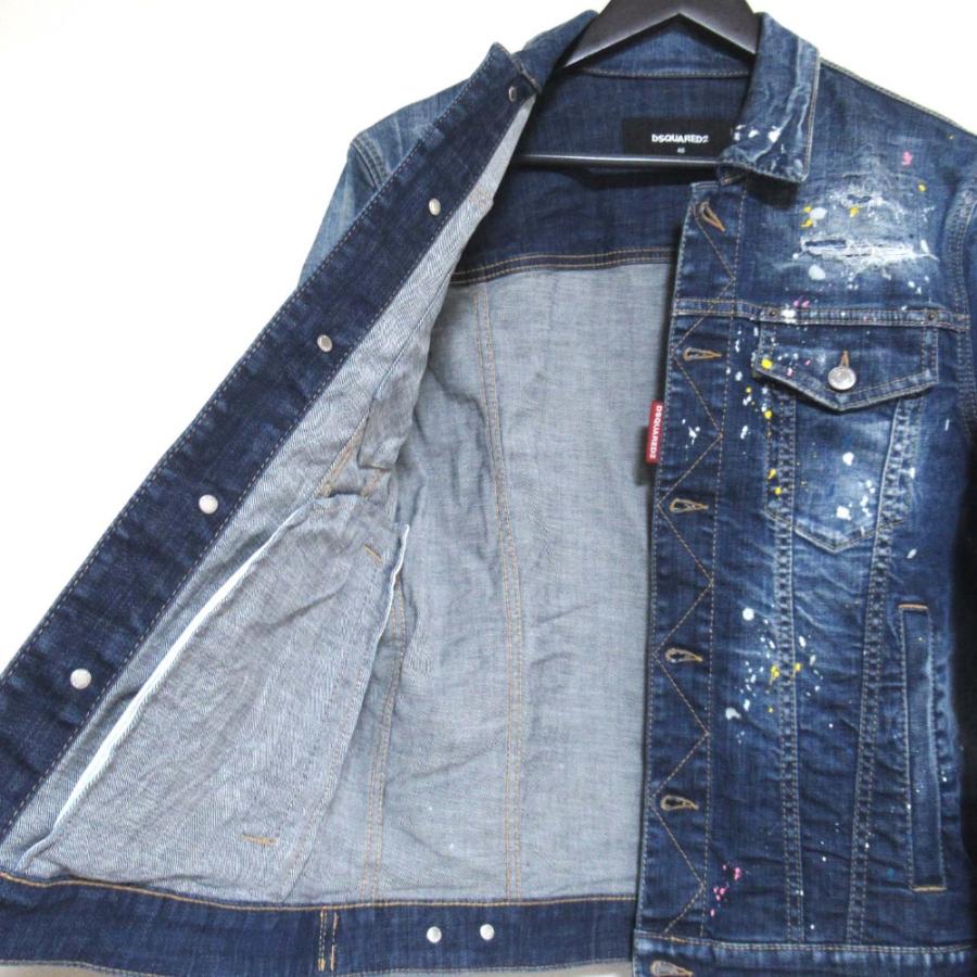 DSQUARED2（ディースクエアード） 美品 23AW DSQUARED2 ペイント加工 