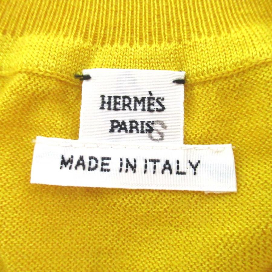 HERMES（エルメス） 未使用 カシミヤシルク ハイゲージ 長袖 V