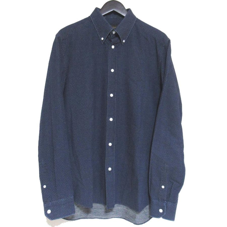 ルイヴィトン　ボタンダウンシャツ サイズ41 ブルー ルイヴィトン ボタンダウンシャツ サイズL￼ LOUIS VUITTON 良品 ルイ