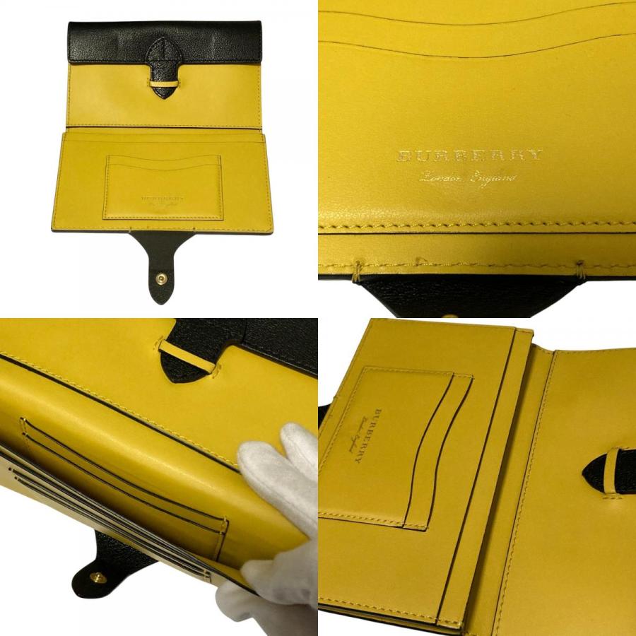 BURBERRY（バーバリー） 美品 レザー ロングウォレット 二つ折り長財布 