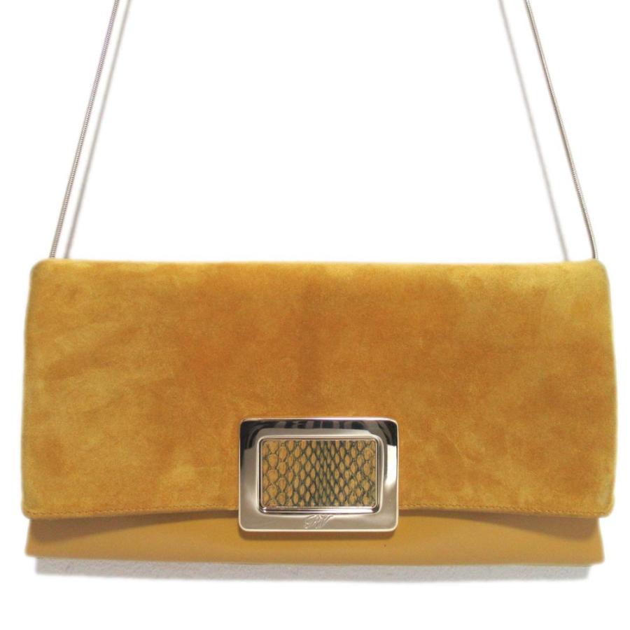 Roger Vivier（ロジェヴィヴィエ） 美品 スエード レザー フラップ 