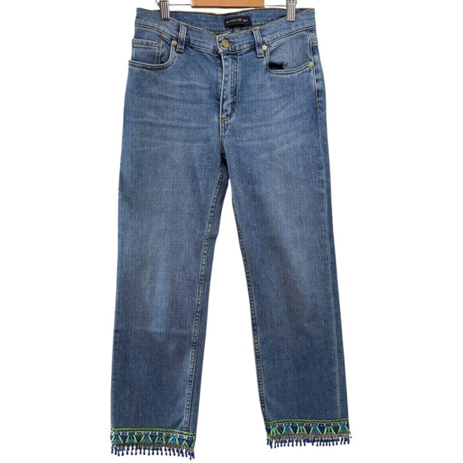 ETRO（エトロ） 美品 ビーズ装飾 ストレッチ デニムパンツ