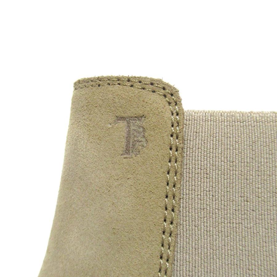 未使用 TOD'S スエード レザー サイドゴア チェルシーブーツ
