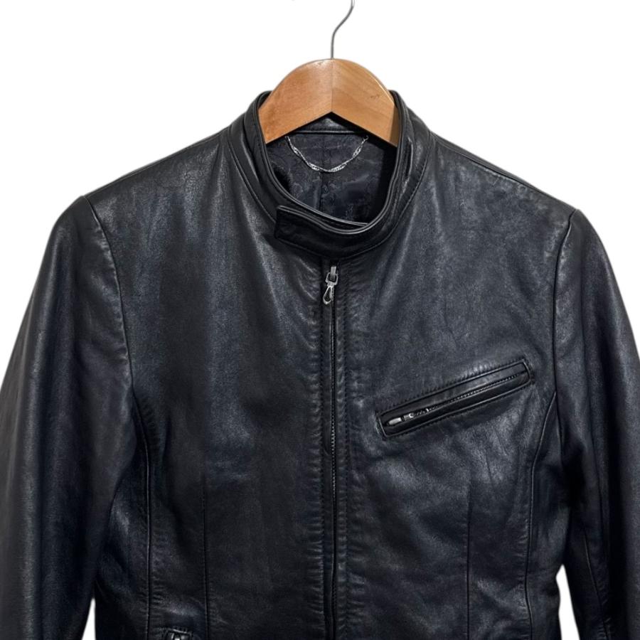 美品 GOSTAR DE FUGA ゴスタールジフーガ レザー シングルライダース