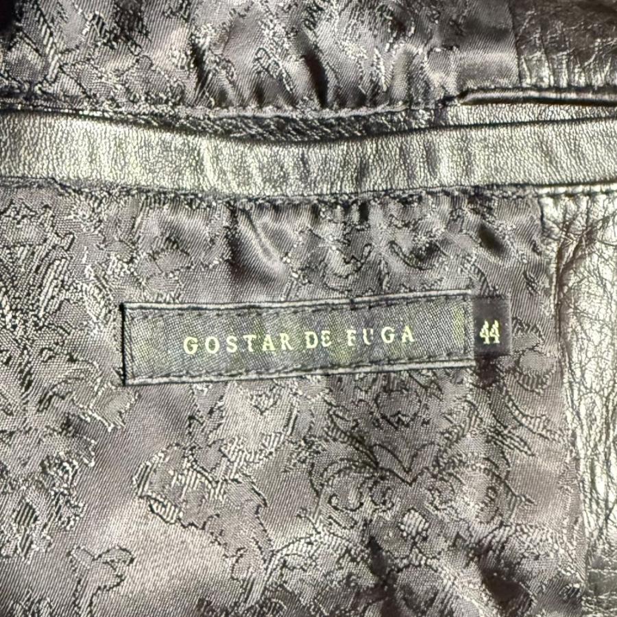 美品 GOSTAR DE FUGA ゴスタールジフーガ レザー シングルライダース