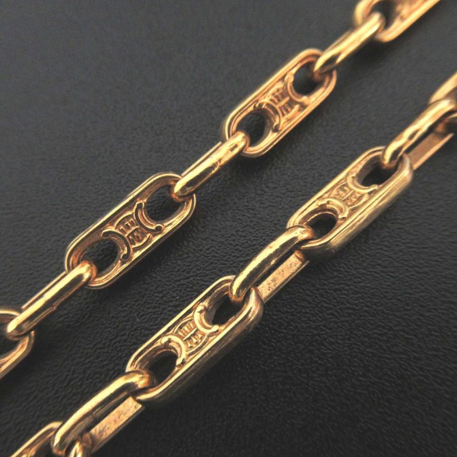 美品✨希少✨セリーヌ 馬車ロゴ サークル ネックレス ゴールド ビンテージ 228-61112-2.jpg